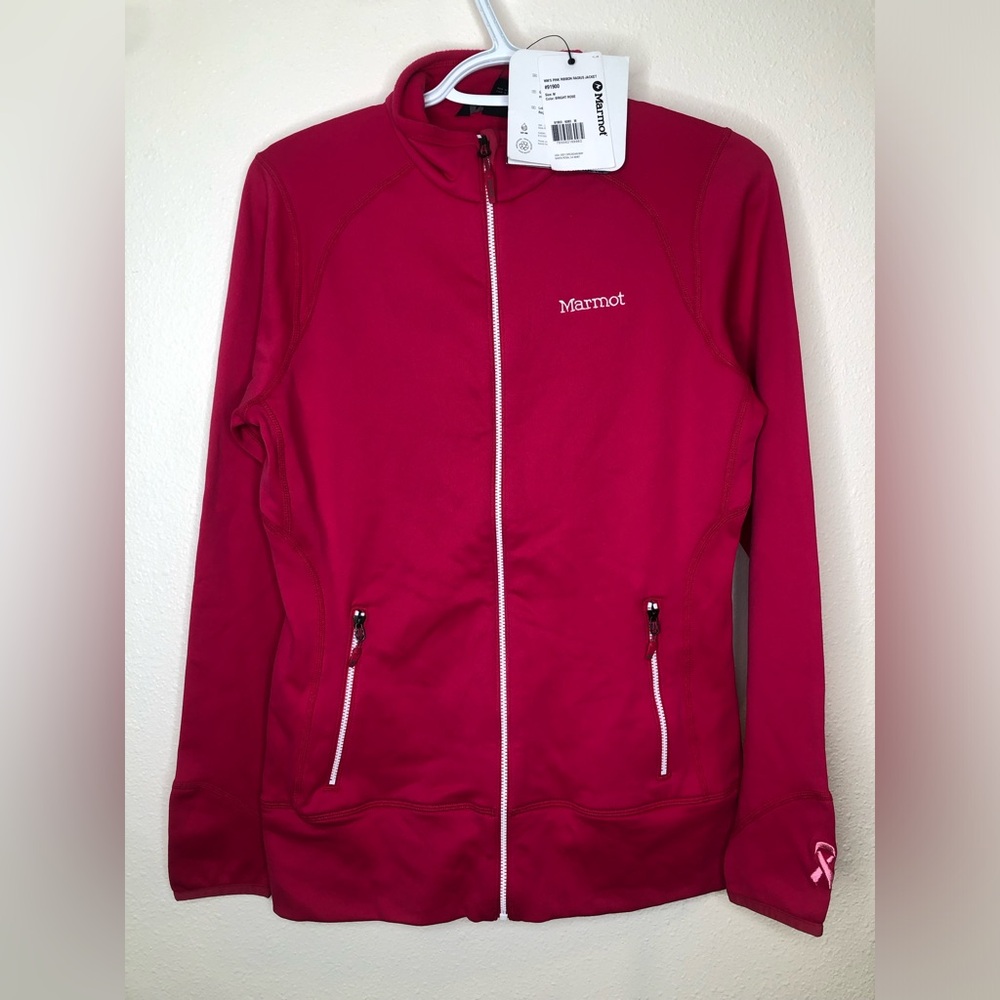 Marmot Women’s Pink Ribbon Radius Jacket -Size Medium Brand New